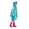 ODMのフードが付いている透明な子供のレインコート0.25mmの厚さのゆとり雨ジャケット